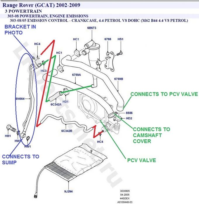 L322 on sale pcv valve